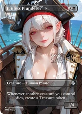 MTG - Pitiless Plunderer - Fanart Borderless Style - EDH / Playtest