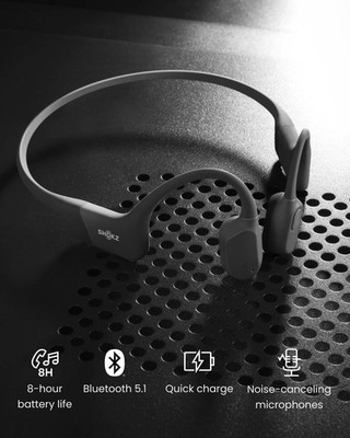 Shokz OpenRun Sport Headphones Bone Conduction S803 Black