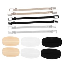 1Set Lightweight Silicone Bra Strap Pads Invisible Cushions for Secure Strap Fit
