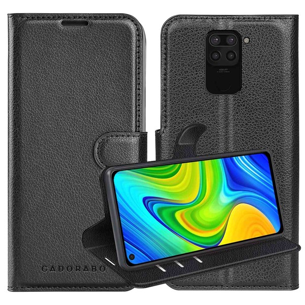 HüLle FüR Xiaomi Redmi Note 9 Schutz HüLle Handy Cover Tasche Etui Standfunktion-image