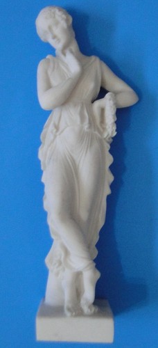 Greek Goddess Resin Statue in White