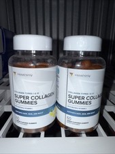 Vitauthority Super Collagen Gummies With Biotin Lemon Flavored 60ct 2 Pack