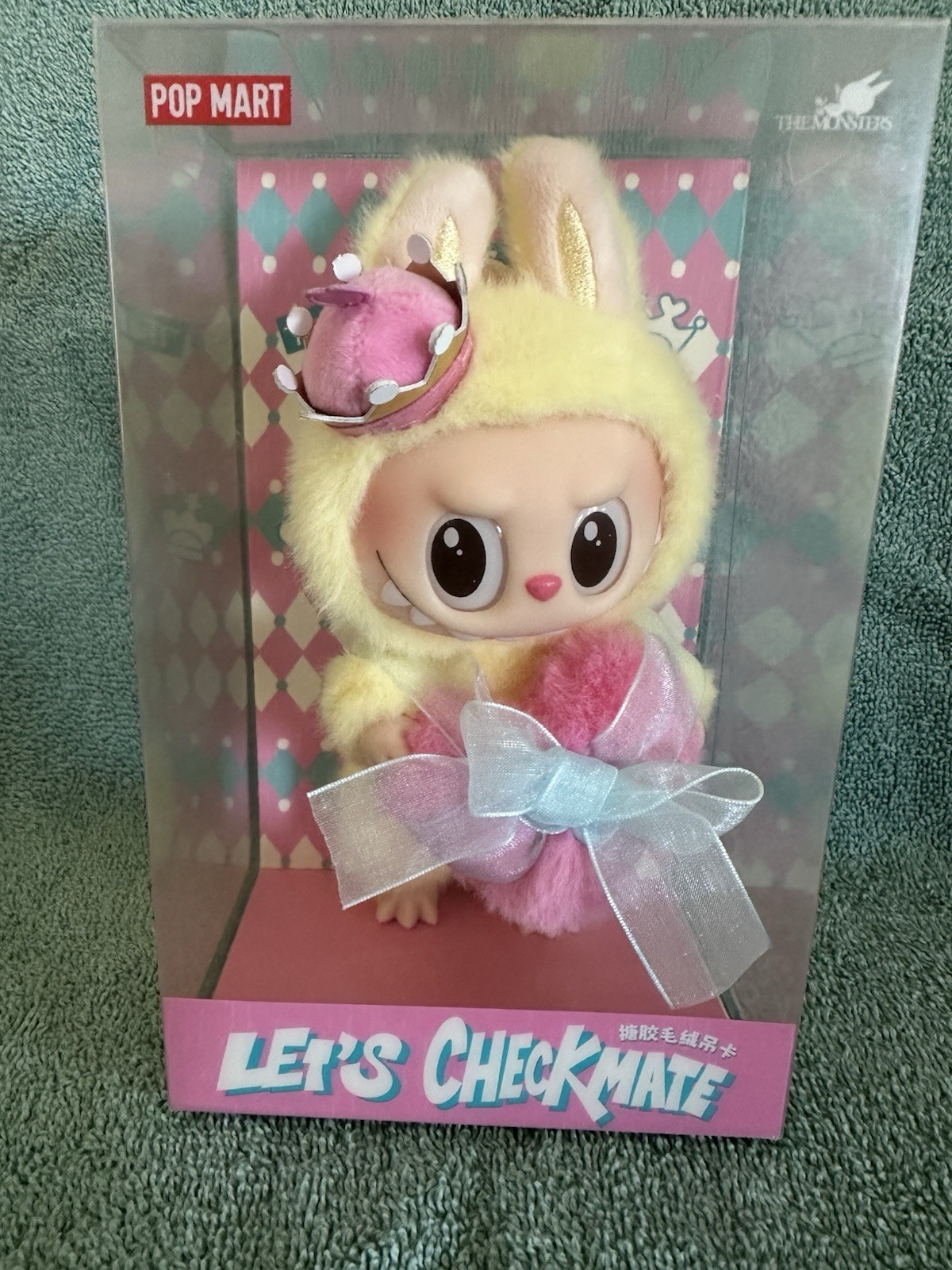 POP MART Authentic LABUBU THE MONSTERS  Let's Checkmate Series Vinyl Plush Doll