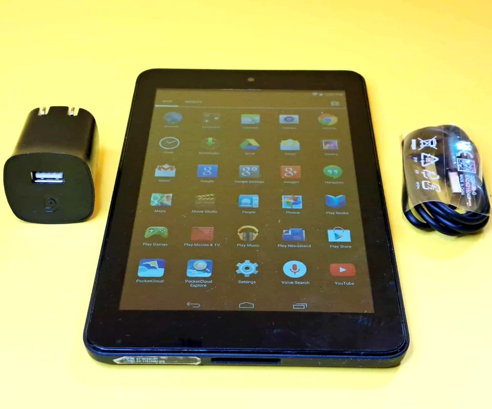 DELL VENUE 7 3730 16GB WIFI 2GB RAM IPS DISPLAY 7" ANDROID 4.2 TABLET TAB BLACK - Image 3 of 4