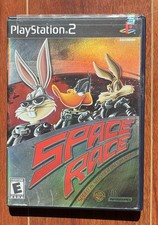 Space Race Sony PS2 blue tinted underside complete w/manual. INFORGAMES untested