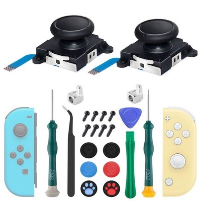 LONANDY 2-Pack Joycon Joystick Replacement Kit for Nintendo Switch