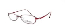 NEW SILHOUETTE SPX 1990 10 6067 RED AUTHENTIC EYEGLASSES 49-18-130