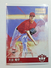 Shohei Ohtani 2018 Diamond Kings Japanese Rookie 85/99 Artist's Proof 73 RC card
