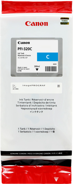 Original Canon Tintenpatrone Cyan Pfi-320C 2891C001-image