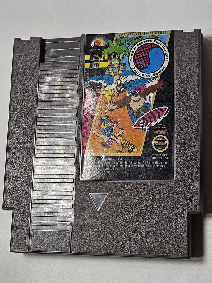T&C Surf Designs Wood and Water Rage (Nintendo NES) Game Cartridge - Image 4 of 4