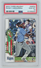 Randy Arozarena 2020 Topps Holiday RC PSA 10 Tampa Bay Rays Rookie HW54
