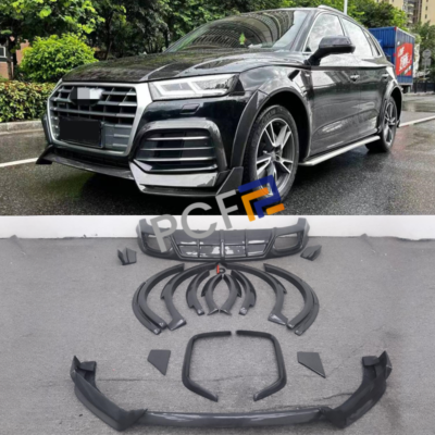 Spoiler Posteriore In ABS Nero Lucido – Compatibile Con AUDI SQ5 MK1 Q5 S-Line 8R 2010-2016, Stile Maxton, Bodykit Tuning