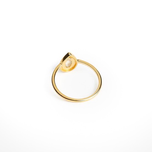NEW SAMANTHA WILLS Dawn's Rose Ring Pearl Gold Medium Large Tag Pouch - Picture 2 of 5