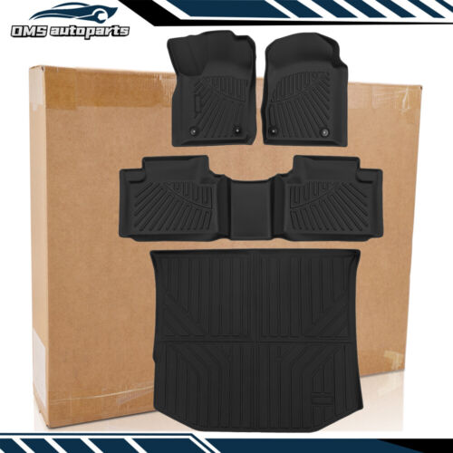 Floor Mats & Cargo Liner for 19-24 Toyota RAV4 RAV-4 TPE All Weather Front &Rear - Picture 3 of 17
