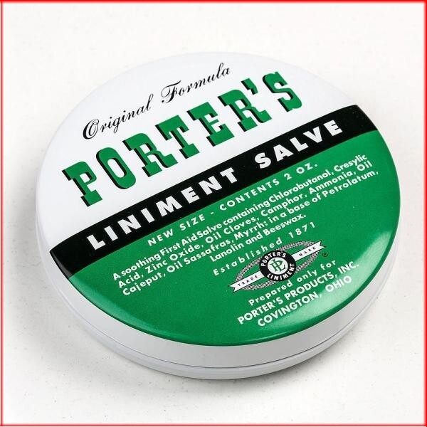 Orginal Formula Porter s Liniment Salve 2 Ounce Container For Sale 