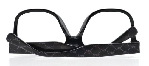 Occhiali da sole Dolce & Gabbana DG4158P 2659/8G 55mm nero D&G ALL OVER solo montatura - Foto 2 di 8