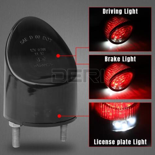 Motorcycle ATV Rear Brake Tail Light Stop Lamp DRL For Chopper Bobber Cafe Racer - Bild 3 von 8