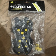 J. J. Keller SAFEGEAR Medium Slip-On Snow & Ice Cleats for Shoes and Boots