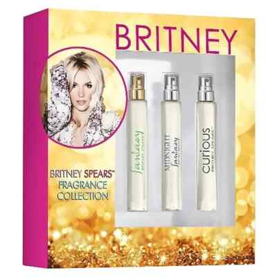 Britney Spears Perfume Fragrance Collection Fantasy Midnight Fantasy Curious EDP
