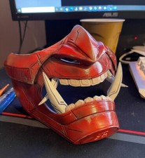 Cyberpunk Oni Demon Mask Halloween Cosplay Helmet