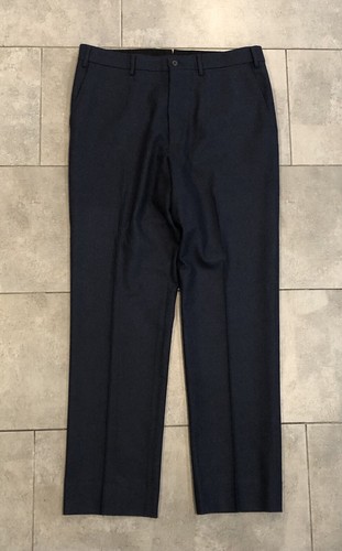 Berg & Berg 100% Heavyweight Thick Wool Men’s 35x31 Flat Front Trousers Pants