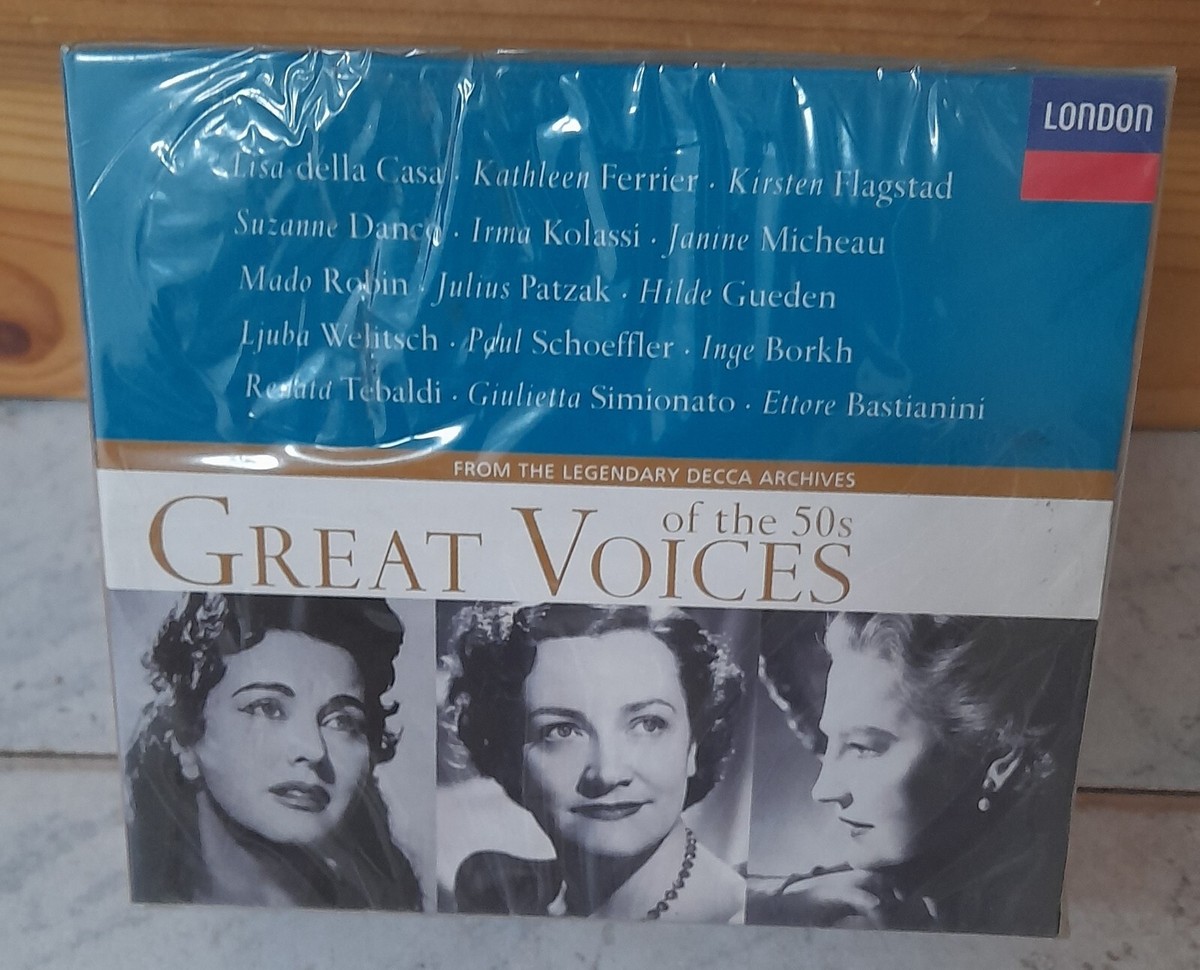 その他 5discs CD Various Great Voices of the 50s Bo  4552952  /00540 Great Voices of the 50s London GERMANY 5CDs SET SEALED