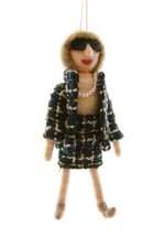 Felt ANNA WINTOUR Christmas Ornament by Cody Foster