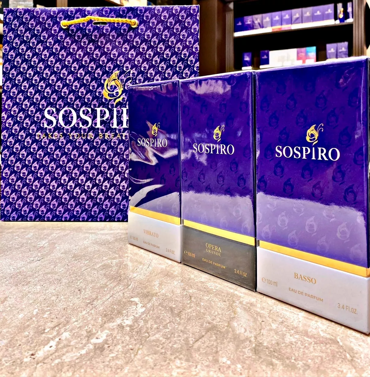 Sospiro Vibrato Eau de Parfum 100 ml New model 2022 GENUINE 100 NEW SEALED