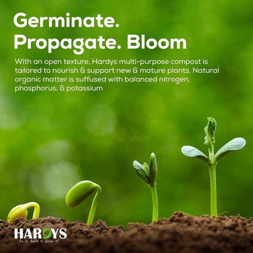 Hardys 120 Litre Multi All Purpose Compost 2x 60L Bags Containers Basket Garden - Picture 3 of 7
