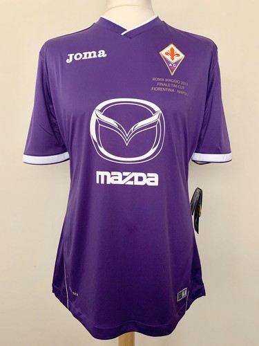 ACF Fiorentina 2014 Cup Mario Gomez Joma Italy football shirt maglia  maillot | eBay