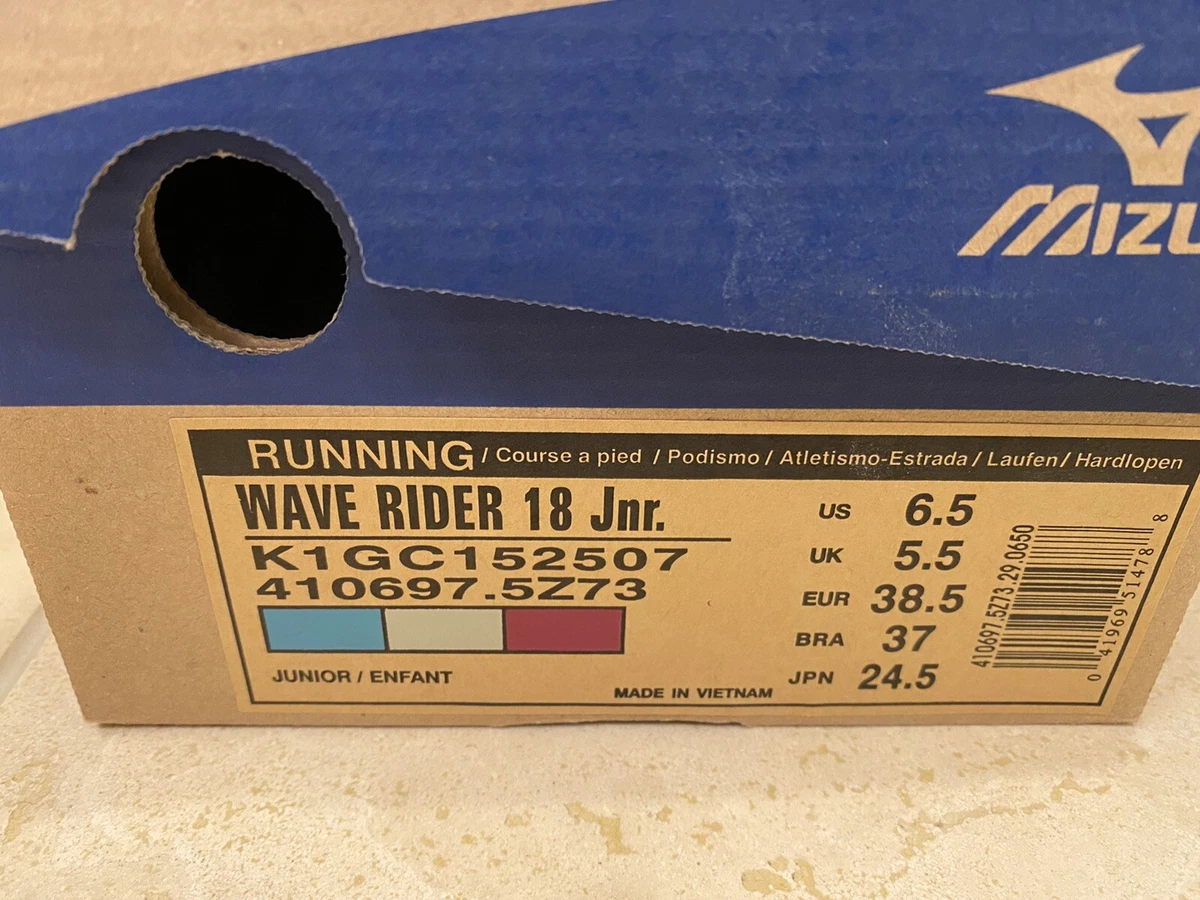 Mizuno wave sales rider 18 jr