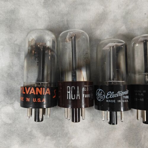 Vintage 35Z5 RCA, GE, Sylvania, Raytheon Vacuum Tubes Lot - Untested, USA Made - Picture 2 of 6