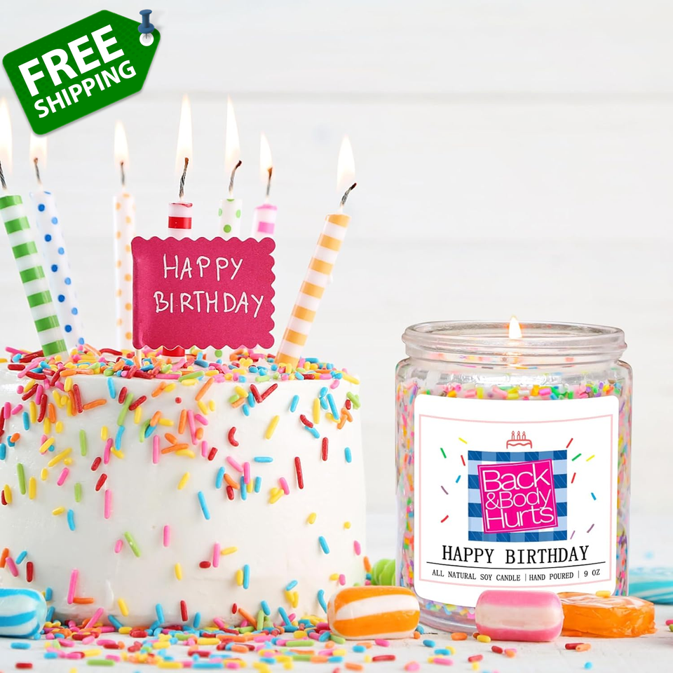 Homsolver Birthday Candles Gifts for Her and Him, Birthday Gifts for