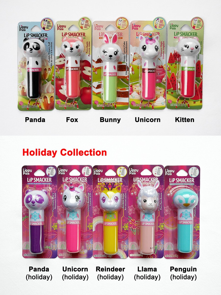 Lip Smacker Lippy Pal Balm (Panda Fox Bunny Unicorn Kitten