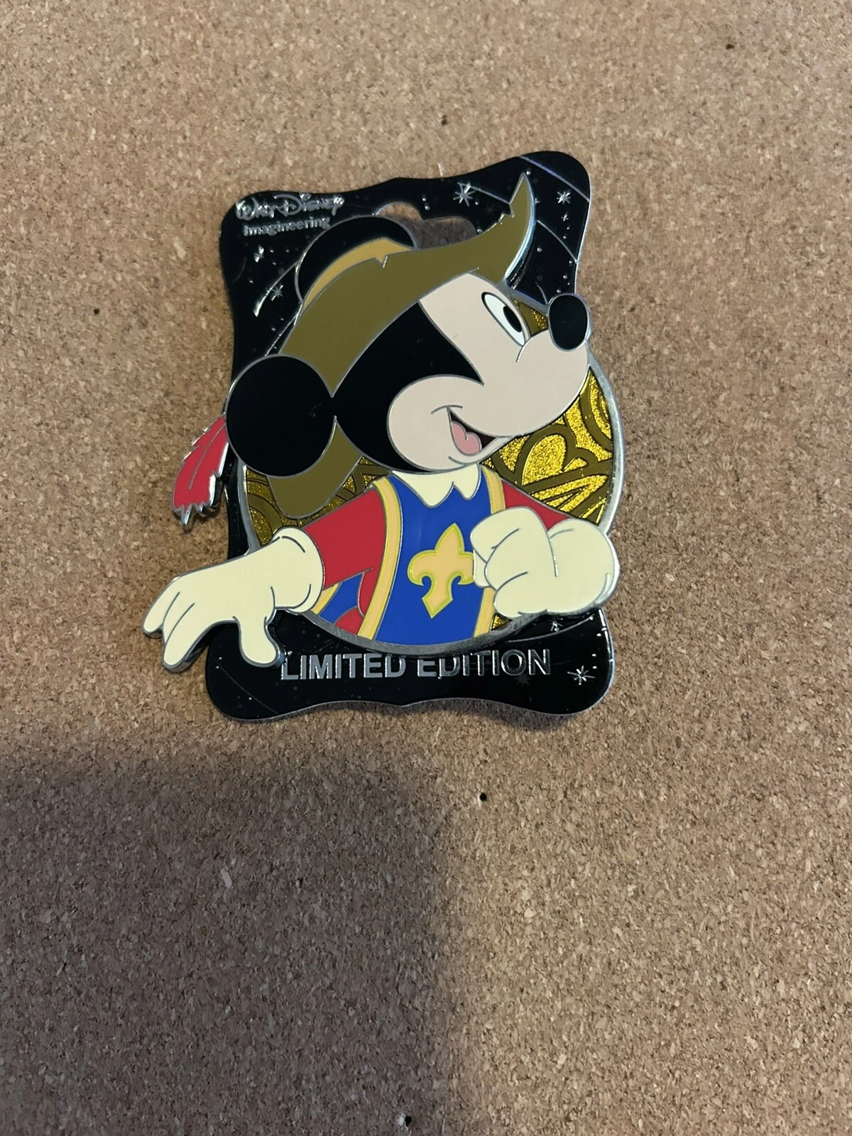 Disney WDI Musketeers Mickey Mouse Through the Years profile pin LE 300
