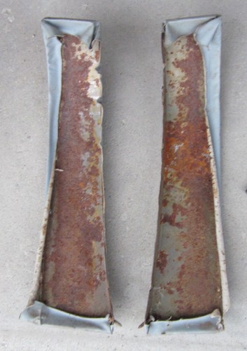 1961 Cadillac Coupe Rear Back Seat Upper Filler Apron Panel (2) LH & RH Orig 61 - Picture 2 of 2