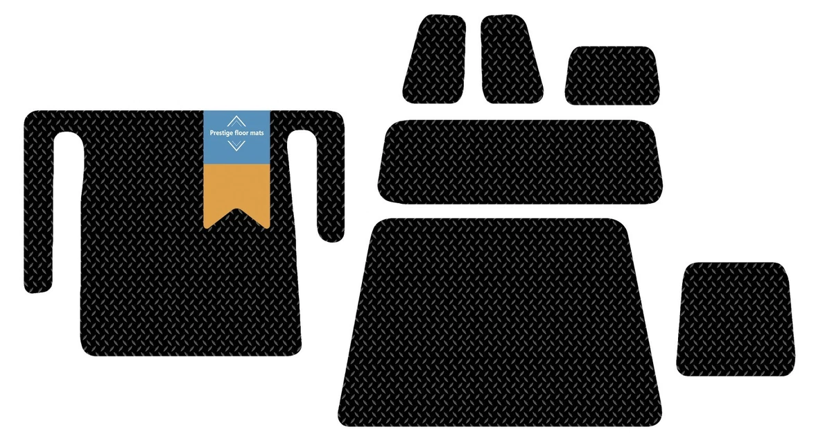 Fits VW T6 Dash Pocket Liners in Waterproof 3mm Dash Mat Set