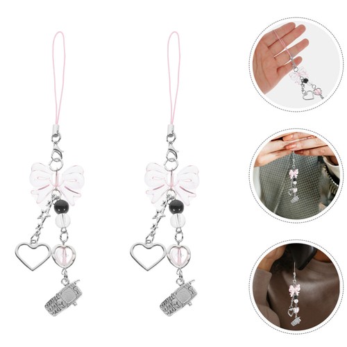 4 pcs Cell Phone Charms Hanging Strap Phone Charm Camera Pendants Phone Chain - Zdjęcie 4 z 12