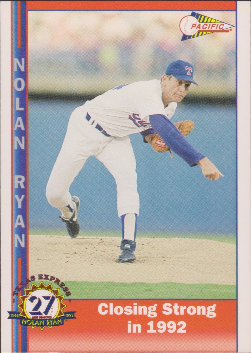 1993 Pacific Nolan Ryan Closing Strong in 1992 #225 Texas Rangers