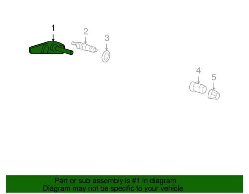 Genuine GM Tire Pressure Monitoring System (TPMS) Sensor 25758220 - Image 2 of 2