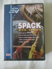 Custodie DVD Confezione da 5 CD DVD Rom - PMS - NUOVE Confezione Sigillata