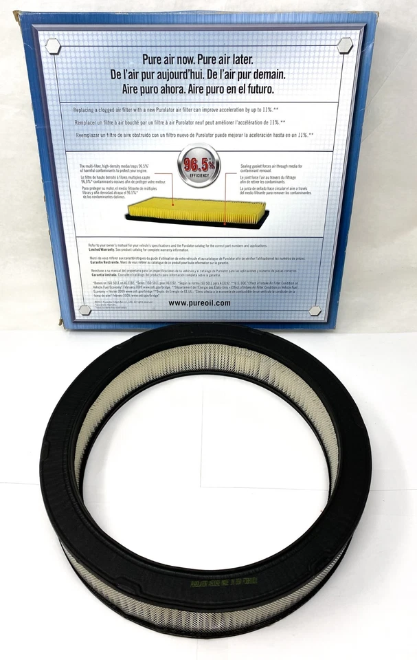 Filtro de ar-CARB, 4BBL Purolator Classic A50092 para Chevy GMC Oldsmobile Mais! - Imagem 2 de 3