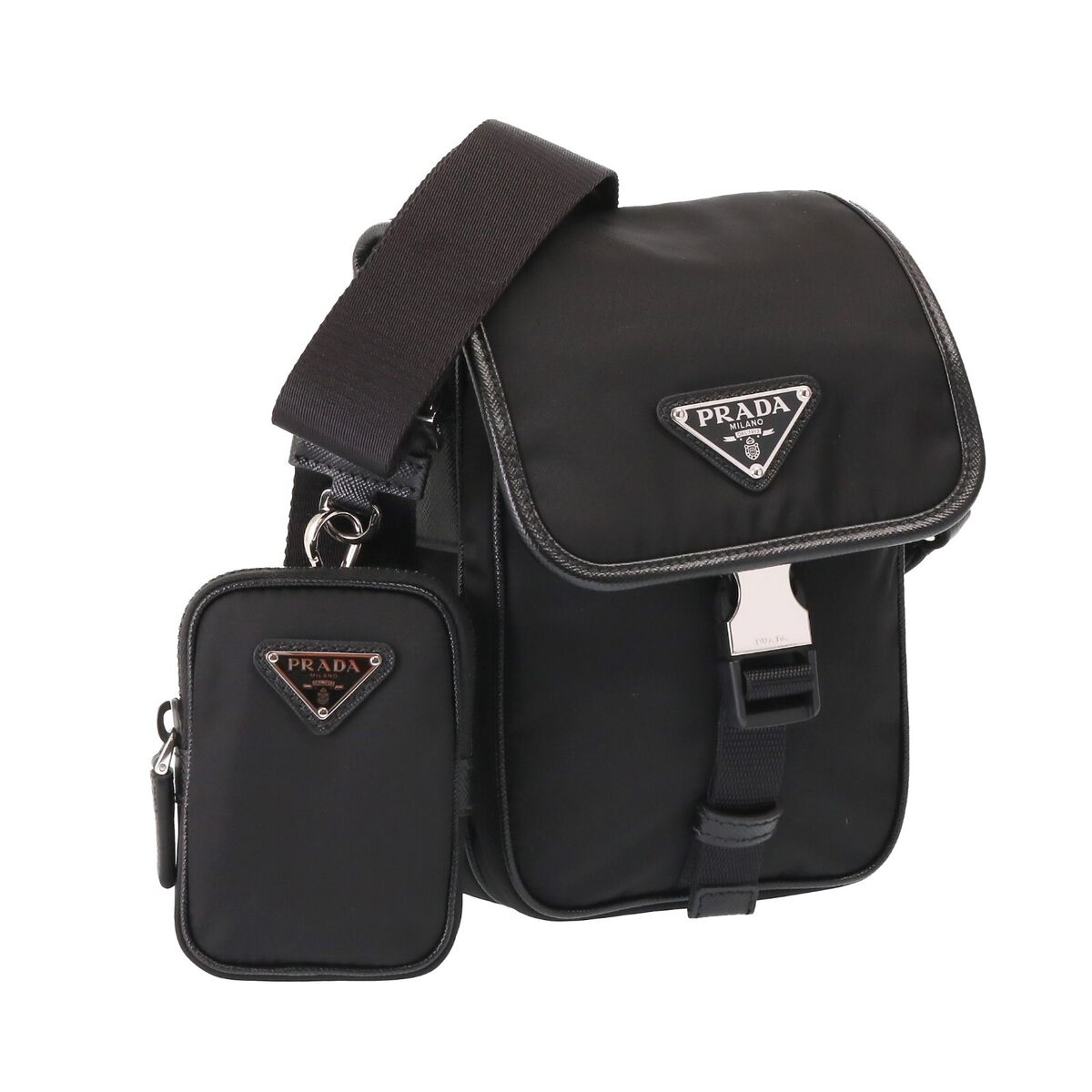 PRADA Shoulder bag with pouch crossbody men nylon 2VD043 PRADA Shoulder bag with pouch crossbody men nylon 2VD043