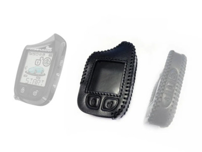 Leather Case for Compustar Prime 901, 2 Way Remote leather case RFX-2W901-SS fob