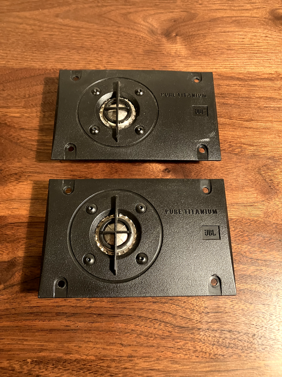 Pair of JBL Pure Titanium 026TI Tweeters LX22 LX33 LX44 LX55 LX66
