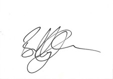 Billy Ocean autograph signed 10x15 cm index card