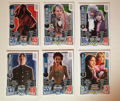 Dr Who Alien Attack Karten x 6. Neu.