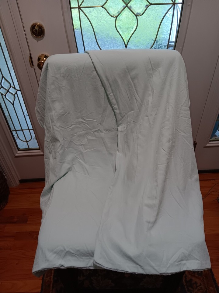 UGG Faux Fur Sherpa 2 Pillow Covers Shams KING SIZE Pastel Aqua Blue