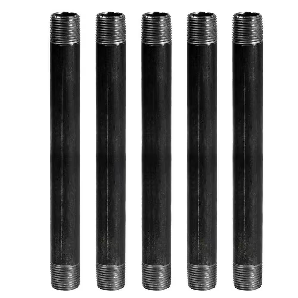3/8 In. X 24 In. Black Steel Pipe (5-Pack) Free Shipping New
