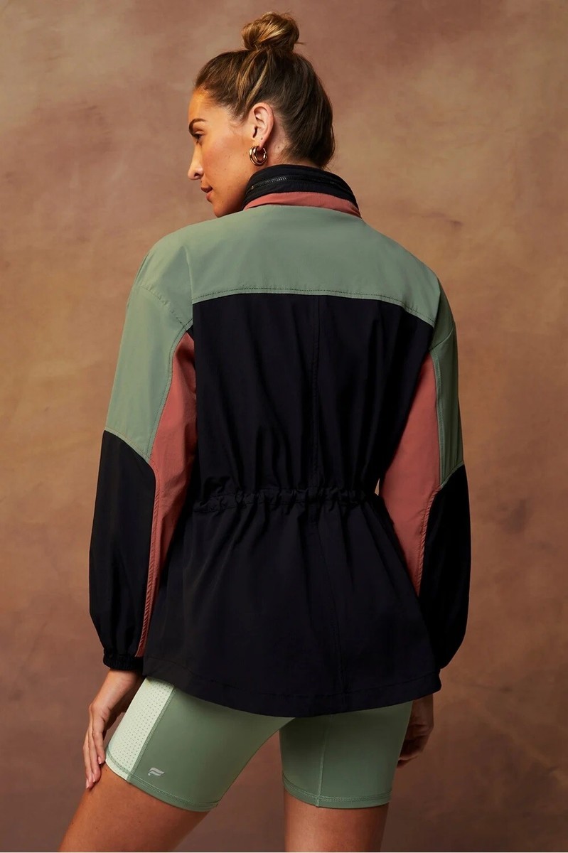RARE FABLETICS KHLOE EDIT DESIGNER HEIGHTS CARGO JACKET NWT
